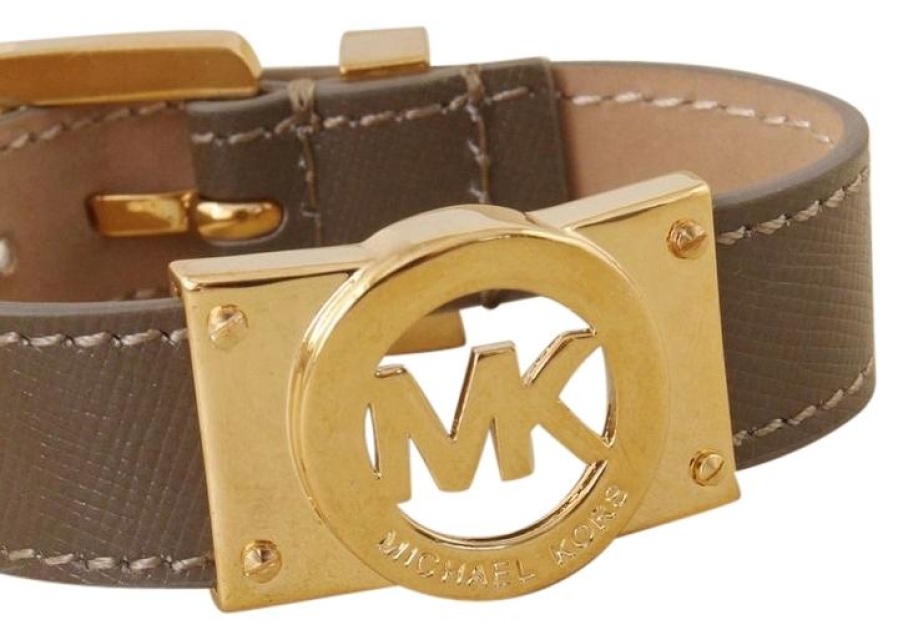 michael kors leather bracelet